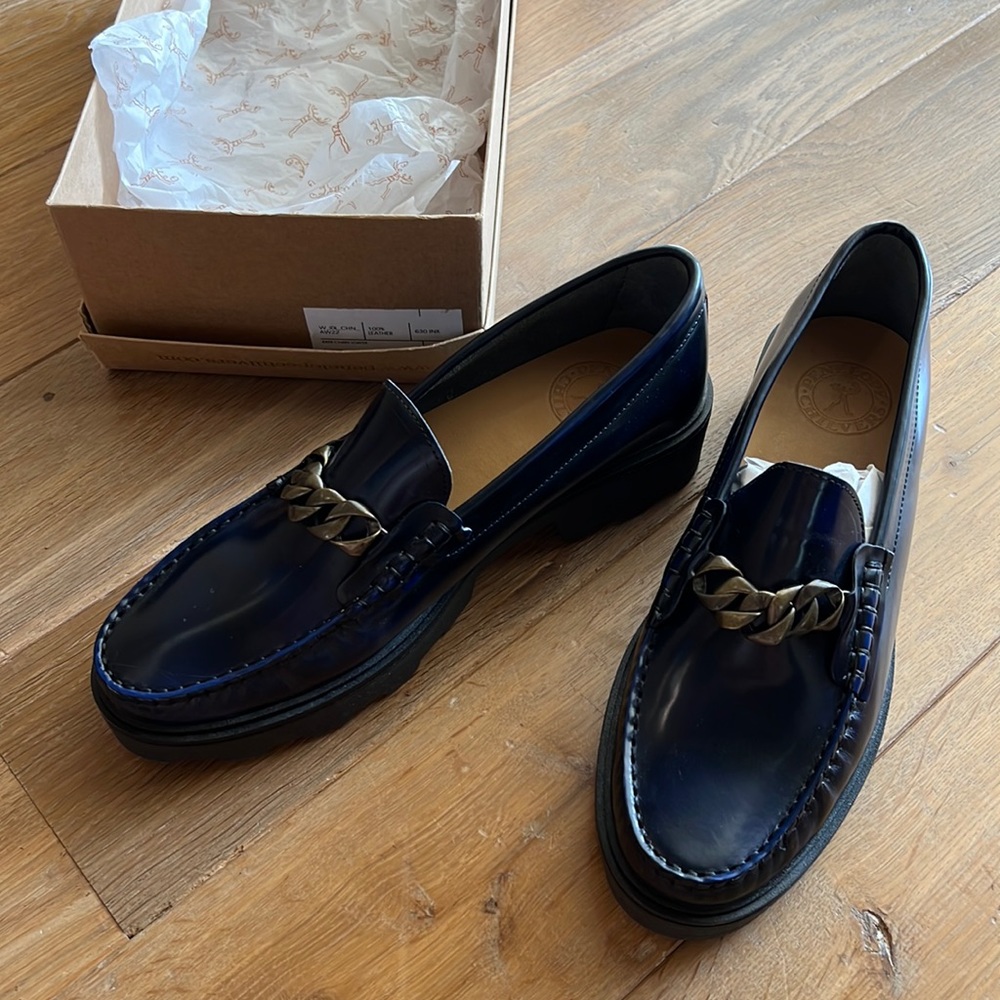 Penelope Chilvers Idler Chain Loafer Sz 41